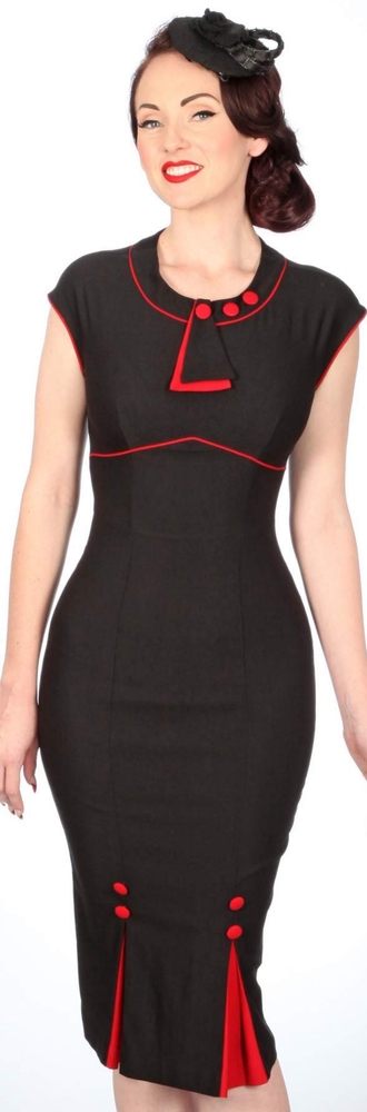 1940s Vintage Style Bombshell Dress